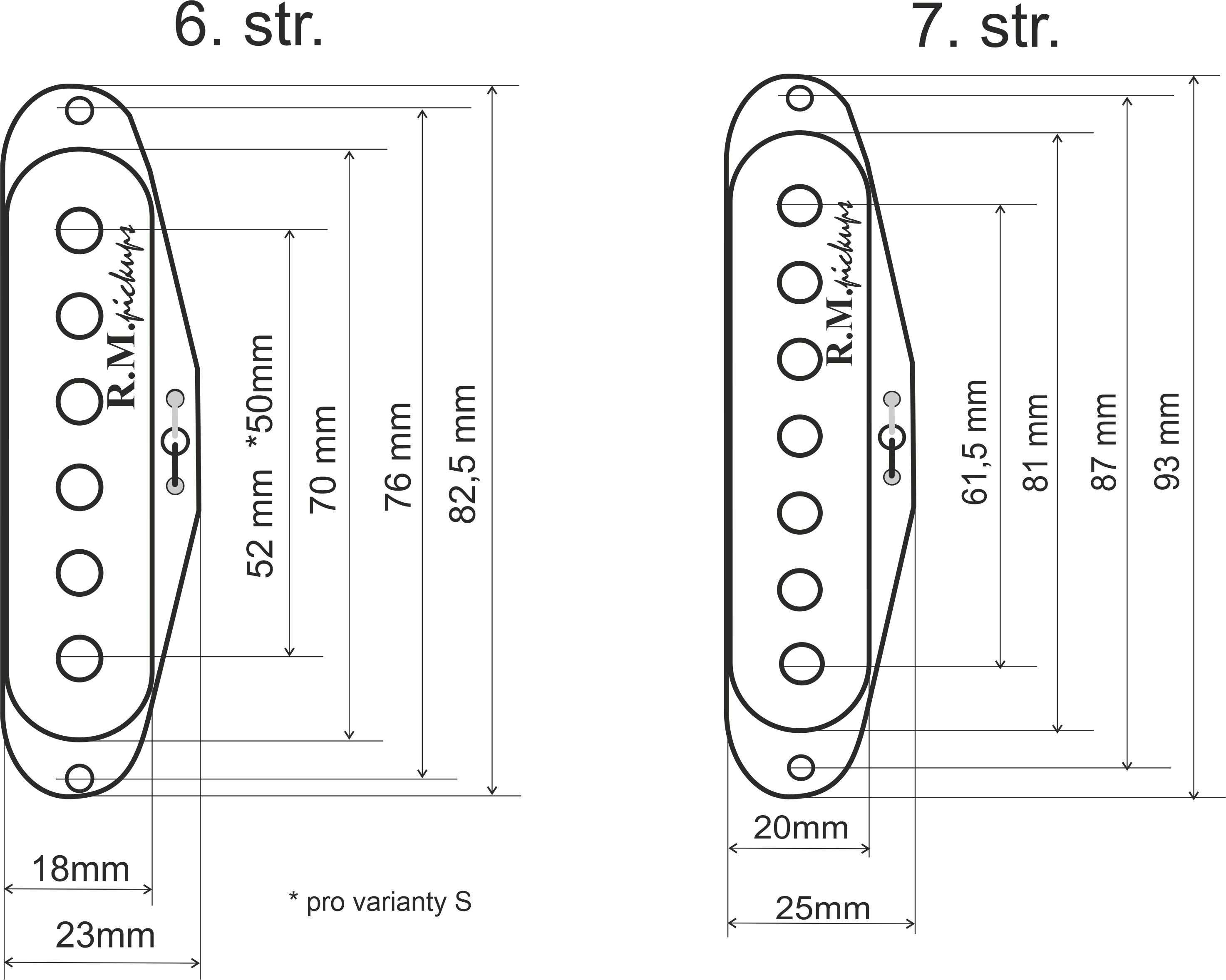 Single coils size